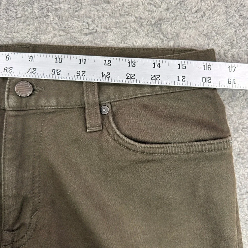 Banana Republic Mens Slim Traveler Pants 31x32 Surplus Olive Green SEE‎ PICS